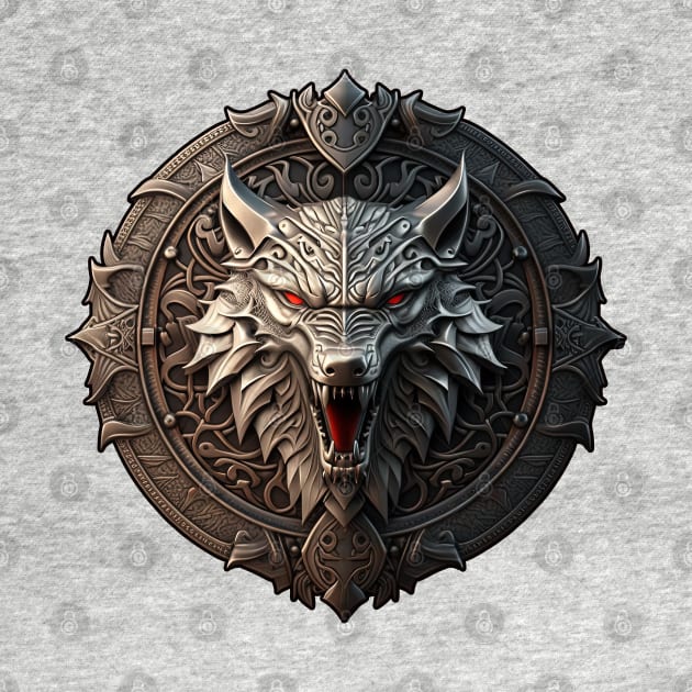 School of the Wolf medallion by MaxDeSanje 